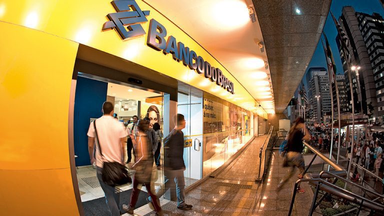 Fachada de agência do Banco do Brasil