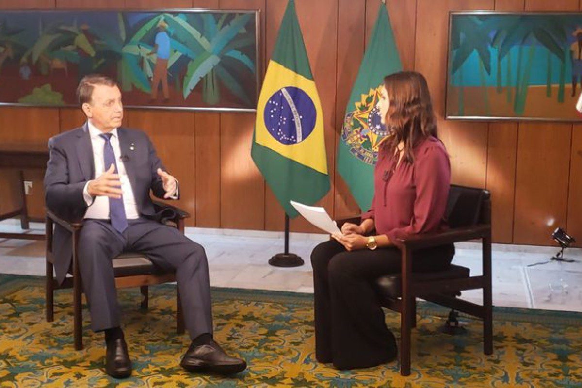 Entrevista do Presidente Jair Bolsonaro - Divulgação/Empresa Brasil de Comunicação