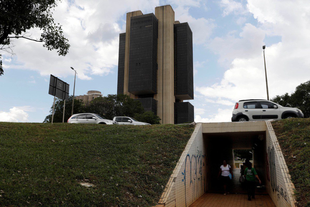 Vista do prédio do Banco Central em Brasília