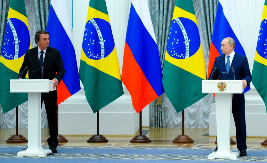 EUA criticam solidariedade de Bolsonaro à Rússia e acusa país de enfraquecer esforços diplomáticos