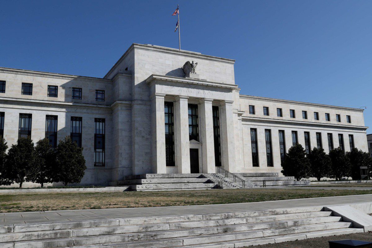 Fachada da sede do Federal Reserve em Washington