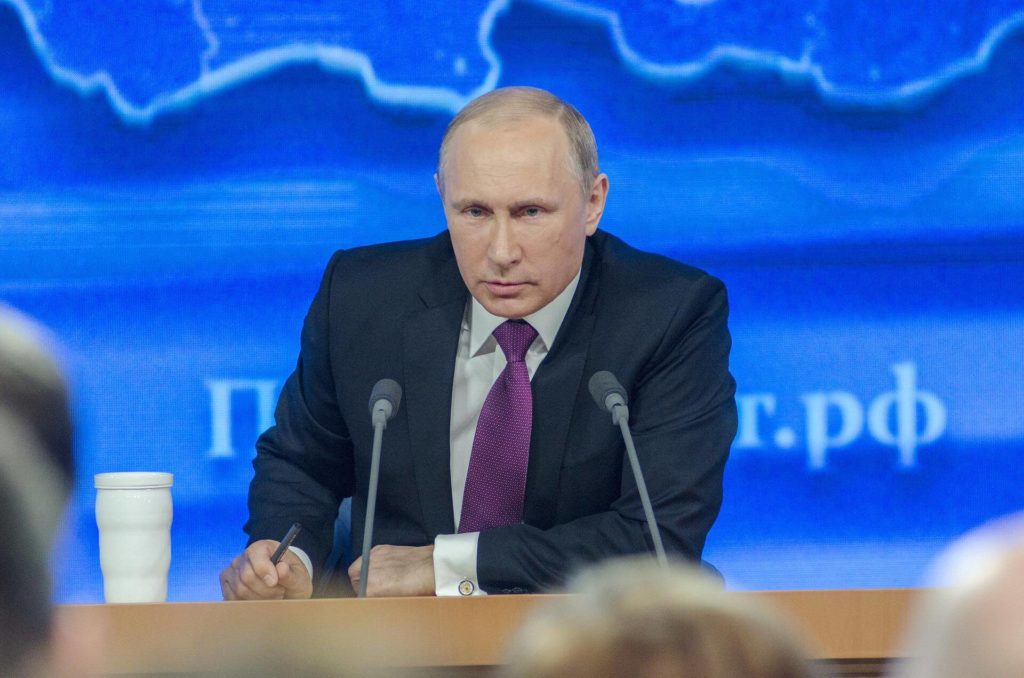Imagem de Putin, presidente da Rússia 