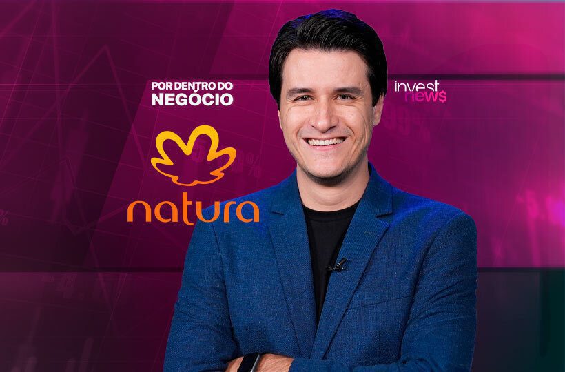 Leandro Guissoni com logo da Natura