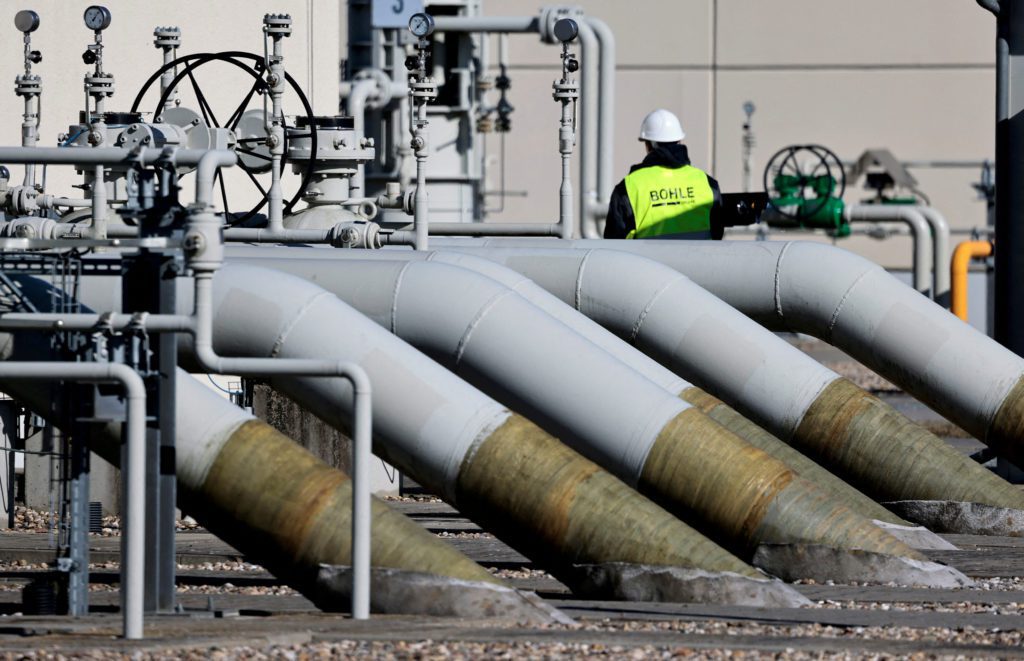 Tubos do gasoduto de Nord Stream 1, em Lubmin, Alemanha