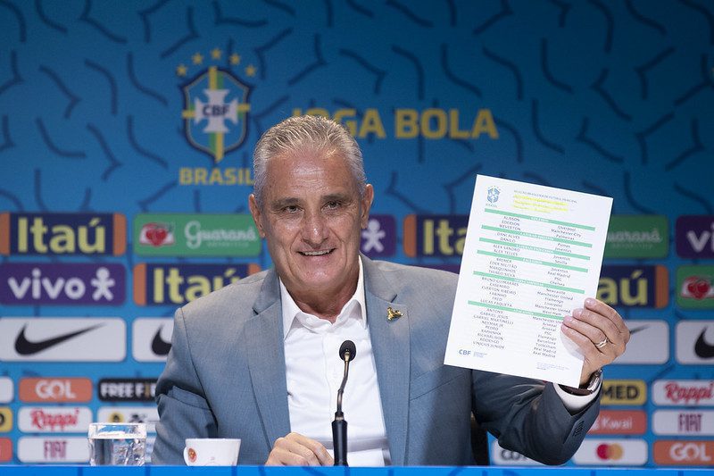 Tite anuncia a lista dos convocados para a Copa do Catar 2022 (Foto: Divulgação/CBF)
