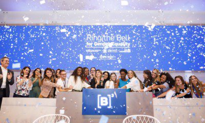 Evento “Ring the Bell for Gender Equality” na B3, em 8/3/2023. (Foto: Cauê Diniz/Divulgação/B3)