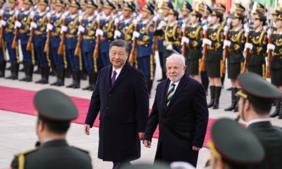 Lula em Pequim durante visita à Xi Jinping