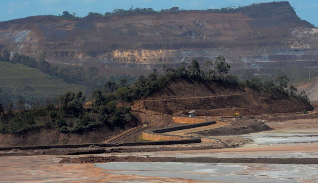 Área de mineração da Samarco, joint venture entre Vale e BHP