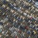 Vista aérea de um estacionamento de carros