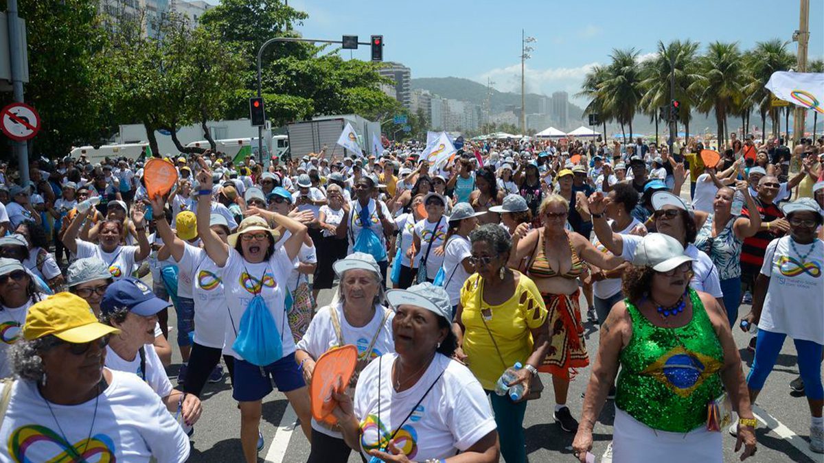 Caminhada de idosos no Rio de Janeiro em 2019 (Foto: Tomaz Silva/Agência Brasil)