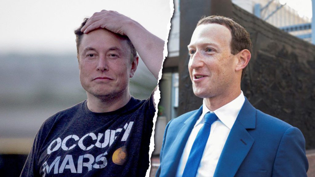 Elon Musk e Mark Zuckerberg