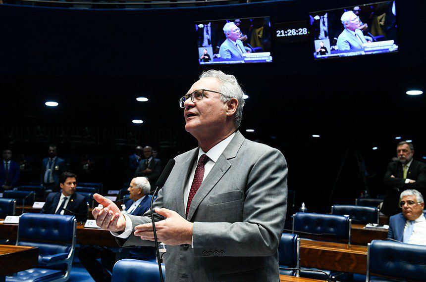 O senador Renan Calheiros foi o autor do pedido de instalação da CPI da Braskem (Foto: Marcos Oliveira/Agência Senado)