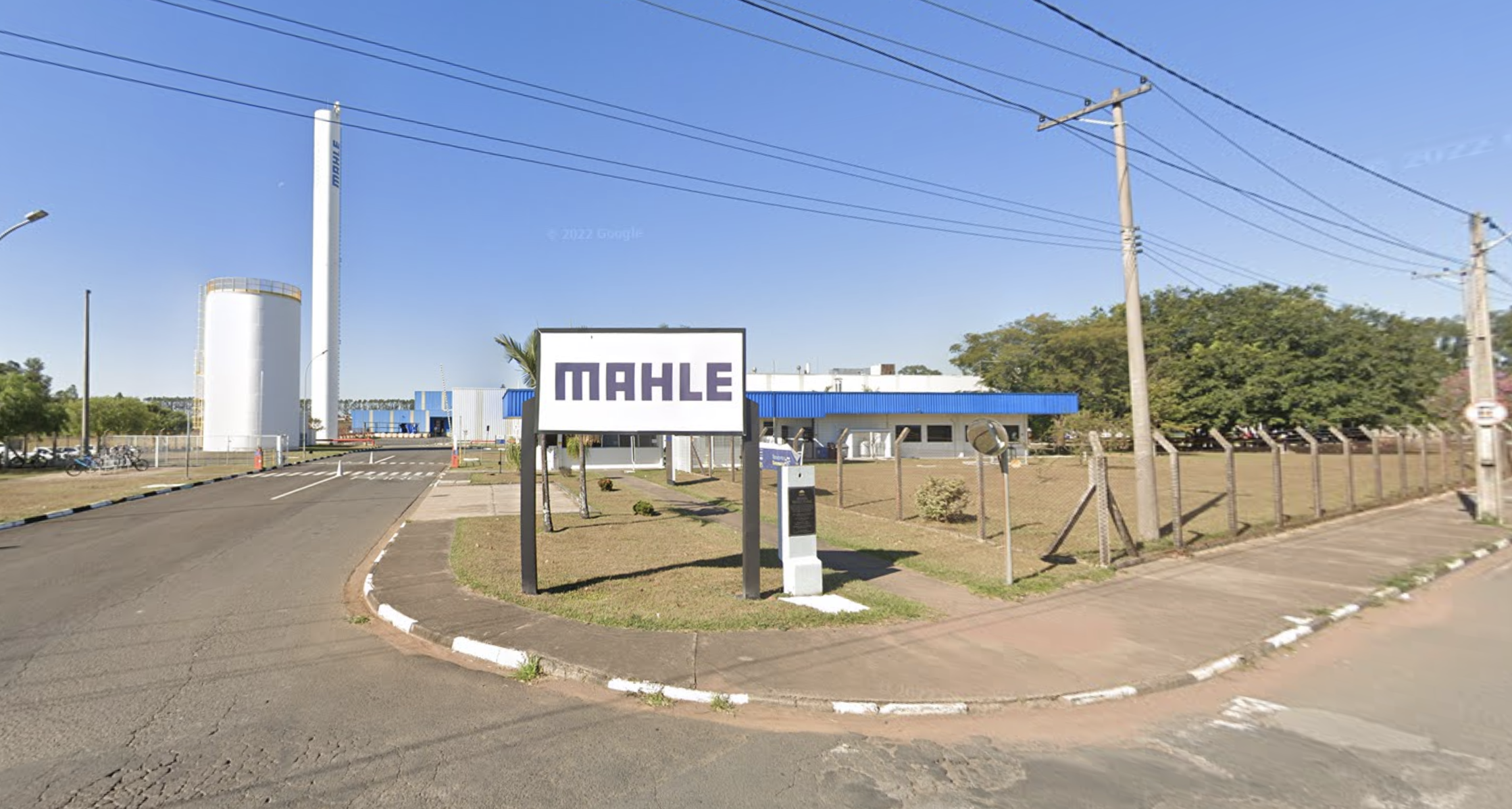 Sede da Mahle Metal Leve em Mogi Guaçu (Imagem: Reprodução/Google Street View)