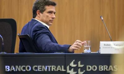 Brasília (DF) 25/04/2024 O presidente do Banco Central (BC), Roberto Campos Neto, participa da abertura do G20 TechSprint, na sede do BC.