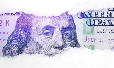 Recorte de nota de dólar