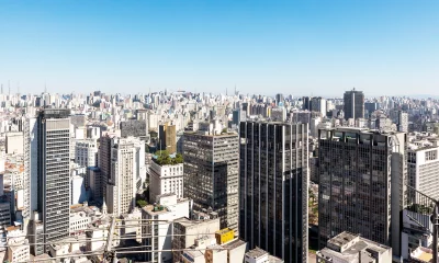 Vista panorâmica do centro de São Paulo (SP)