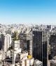 Vista panorâmica do centro de São Paulo (SP)