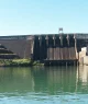 Barragem da usina hidrelétrica de Itumbiara (MG/GO)