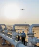 Drone da Aramco sobrevoa o campo de Khurais, na Arábia Saudita