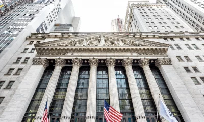 Fachada da Bolsa de Valores de Nova York; New York Stock Exchange; NYSE