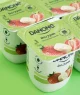Embalagem de iogurte Danone distribuída na Ucrânia