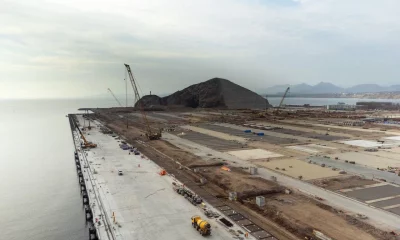 Um porto de 3,5 mil milhões de dólares em construção em Chancay, no Peru, está a ser financiado por empréstimos bancários chineses.