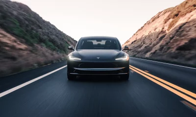 Imagem de campanha do Model 3, veículo fabricado pela Tesla