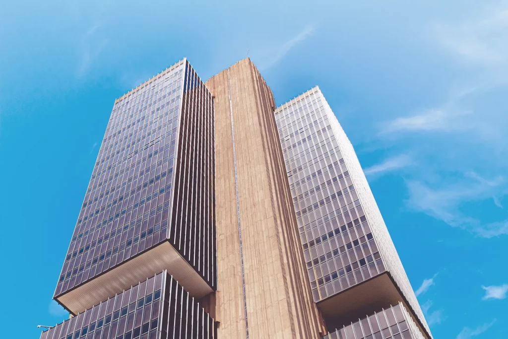 edifício do Banco Central localizado no Setor Bancário Sul em Brasília. Brasília, Distrito Federal