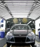 A Ford Focus goes through quality inspection on the assembly line at Ford Motor Co.'s Michigan Assembly Plant December 14, 2011 in Wayne, Michigan. Ford released details about the electrification of the Michigan Assembly Plant that will power production in part by one of the largest solar energy generator systems in order to produce their new C-MAX Hybrid and C-MAX Energi electric vehicles. (Photo: Bill Pugliano/Getty Images)