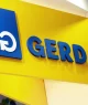 Letreiro com logomarca da Gerdau