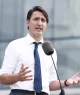 VANCOUVER, BC - 13 DE SETEMBRO: O primeiro-ministro canadense e líder liberal Justin Trudeau faz um discurso durante uma parada de campanha em 13 de setembro de 2021 em Vancouver, Canadá. (Foto: Jeff Vinnick/Getty Images)