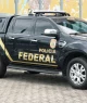 Viatura Ford da Polícia Federal, estacionada no porto marítimo da cidade de Salvador, Bahia.