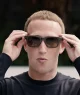 Mark Zuckerberg durante o lançamento do Ray-Ban Meta Smart Glass.