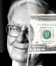 Imagem de Warren Buffet e de uma cédula em dólar