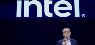 presidente-executivo da Intel, Pat Gelsinger, em evento da empresa