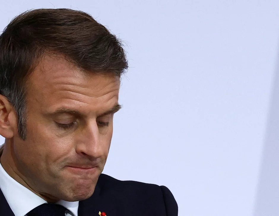 Presidente da França, Emmanuel Macron, em Paris