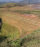 Imagem aérea da barragem Forquilha III, em Ouro Preto (MG)