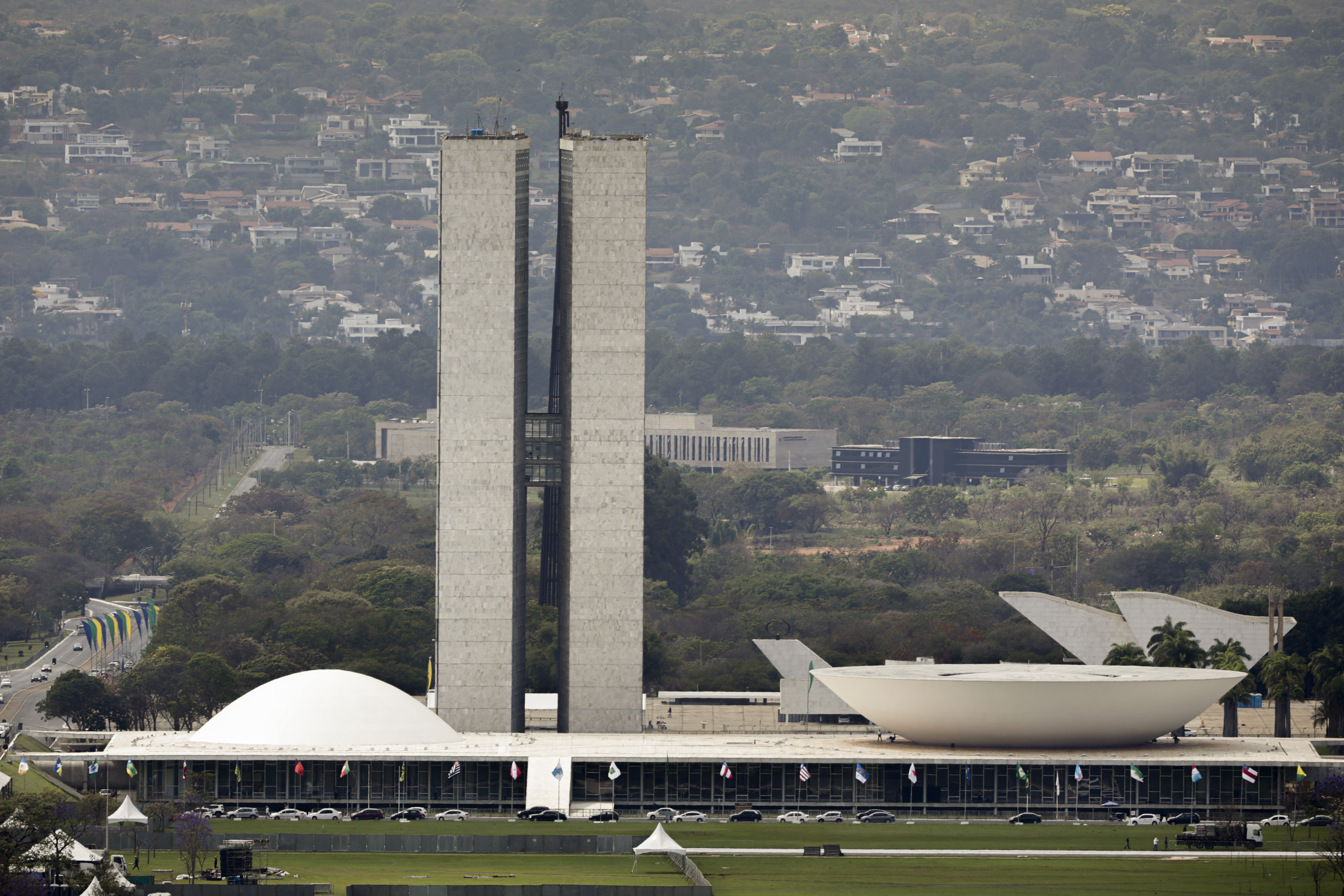 Vista do prédio do Congresso Nacional