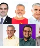 Montagem de fotos dos candidatos à Prefeitura de Fortaleza em 2024: André Fernandes (PL), Capitão Wagner (União Brasil), Chico Malta (PCB), Eduardo Girão (Novo), Evandro Leitão (PT), George Lima (Solidariedade), José Sarto (PDT), Técio Nunes (Rede) e Zé Batista (PSTU)