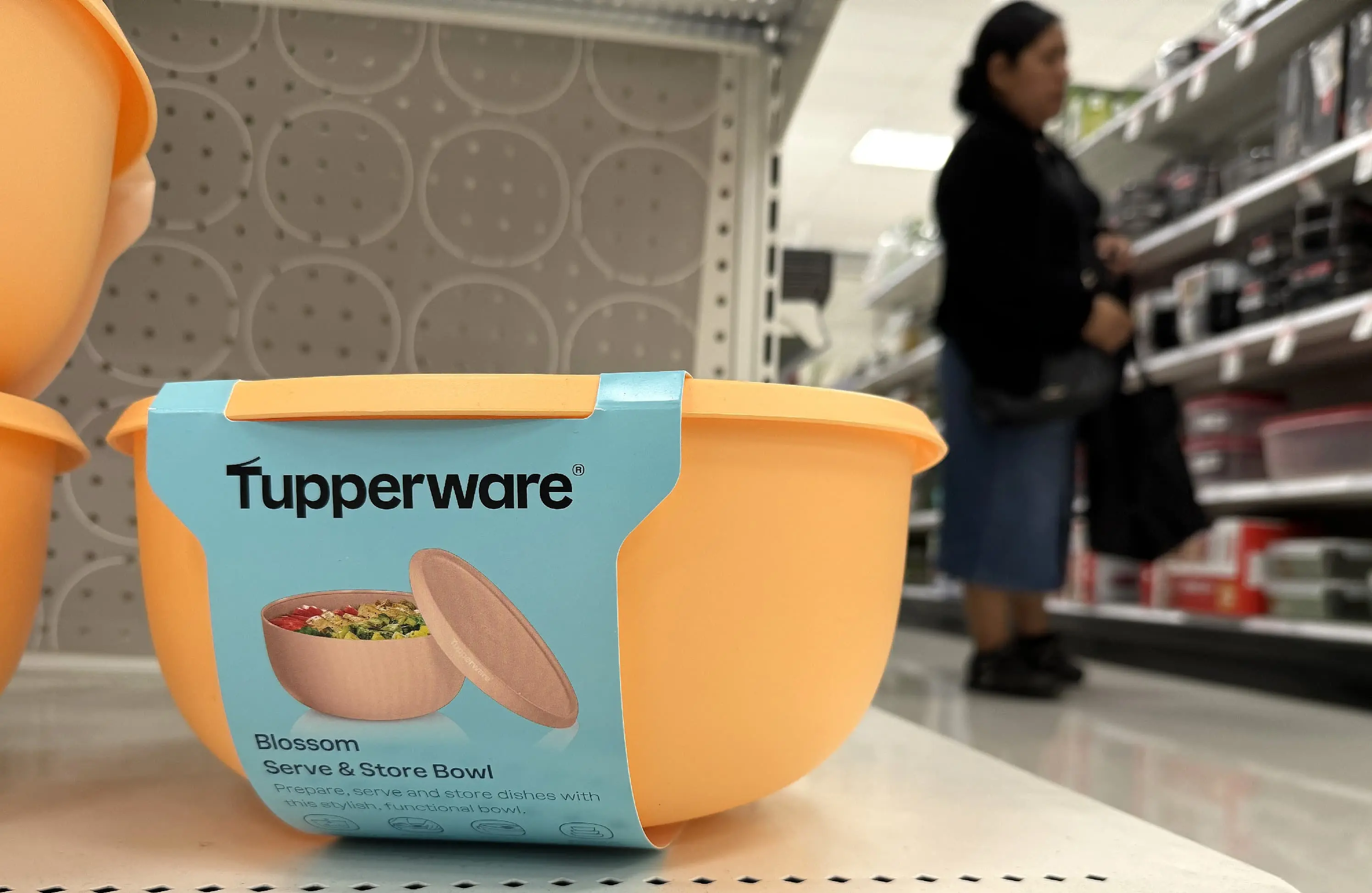 Embalagem da Tupperware