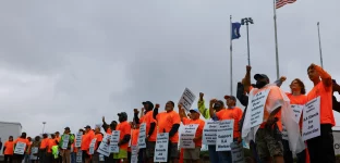 Greve dos portuários nos Estados Unidos