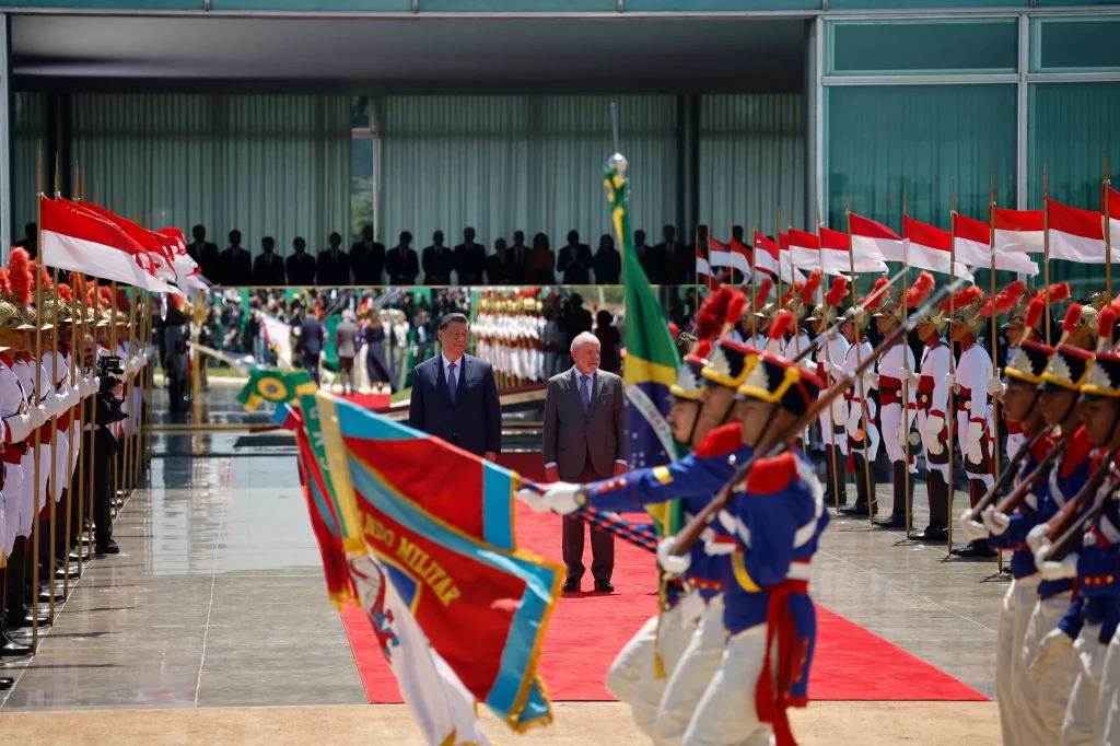 Lula recebe Xi no Palácio da Alvorada 20/11/2024 REUTERS/Adriano Machado