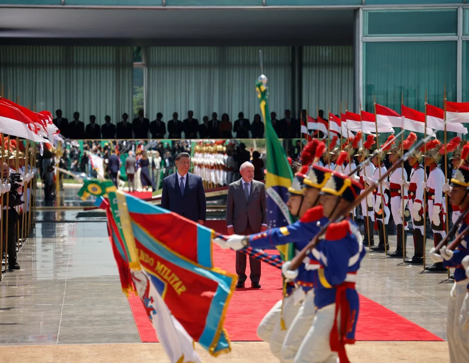 Lula recebe Xi no Palácio da Alvorada 20/11/2024 REUTERS/Adriano Machado