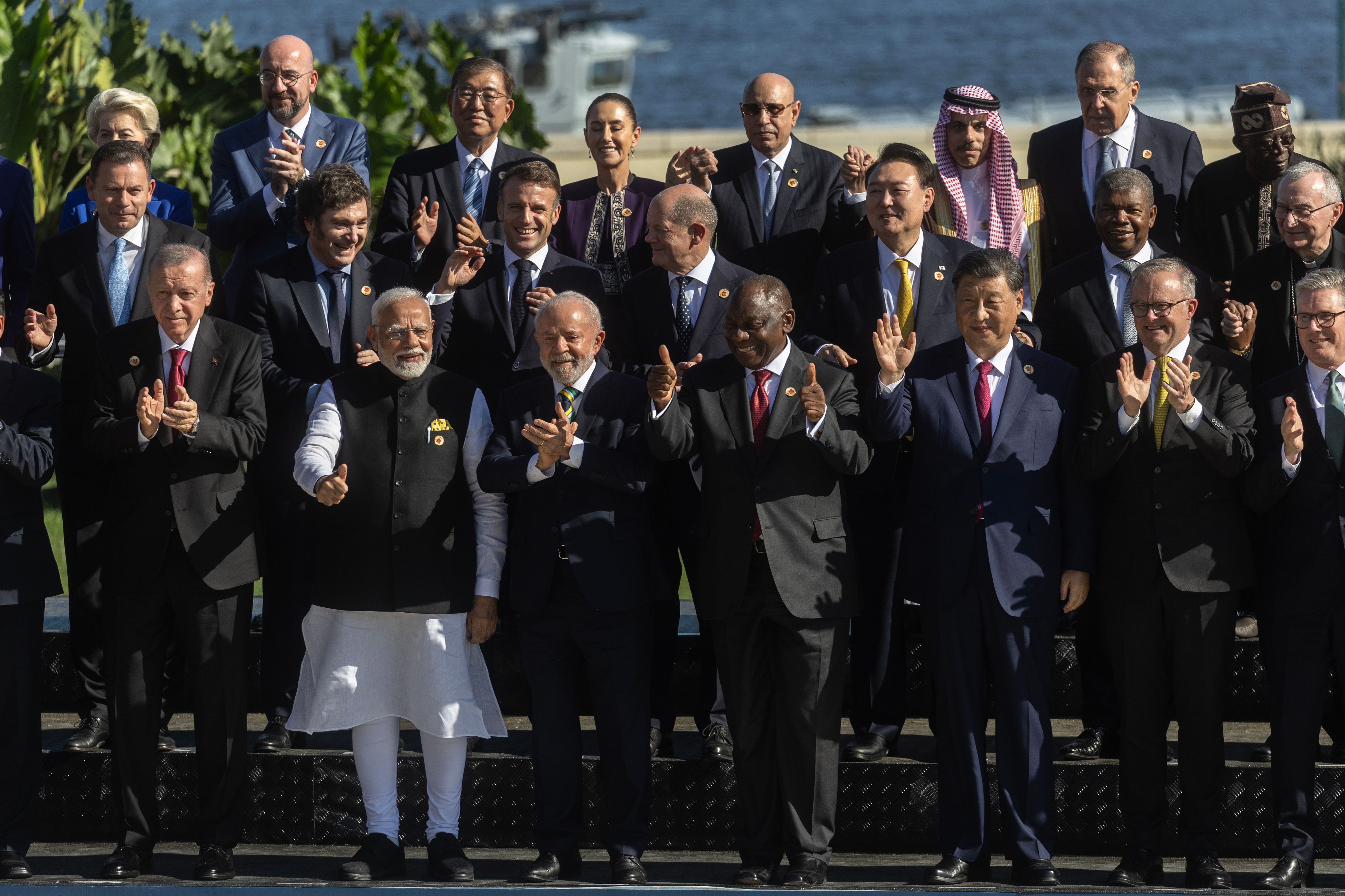 No último dia do G20 no Rio, líderes focam medidas para mudança climática