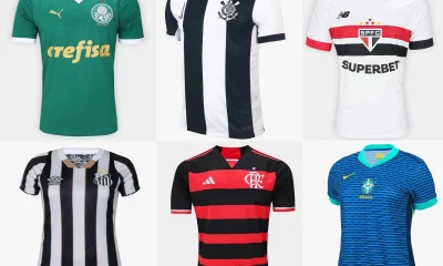 Camisas de times de futebol