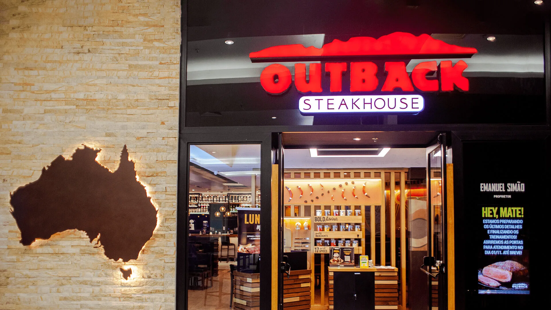 Restaurante Outback no Brasil