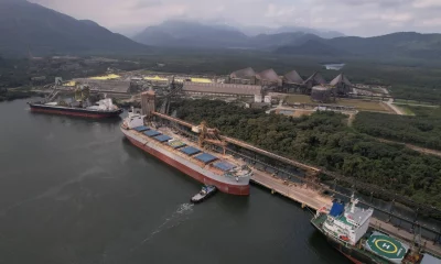 Terminal portuário da VLI no Porto de Santos